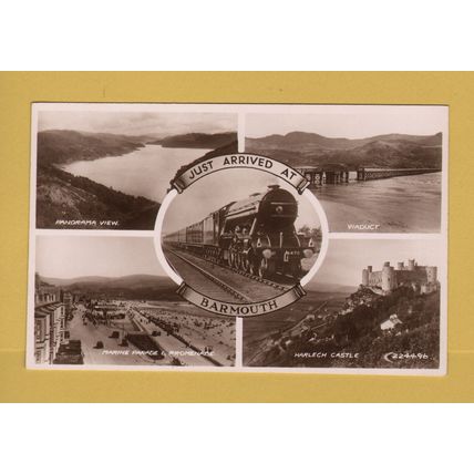 Just Arrived At Barmouth - Postally Unused - Valentine & Sons. Ltd. Postcard.