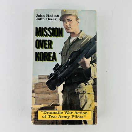 Mission Over Korea VHS Video Tape John Hodiak, John Derek