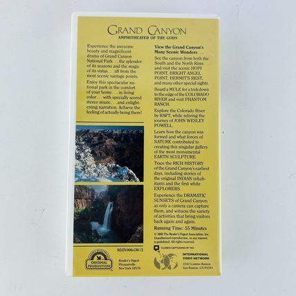Grand Canyon Amphitheater Of The Gods VHS Video Tape