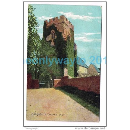 MONGEHAM CHURCH, KENT, ENGLAND, c1910/20s?, Postcard
