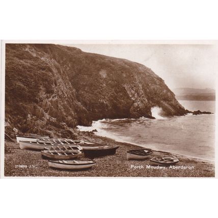 EC121 ABERDARON - PORTH MEUDWY. RP POSTCARD