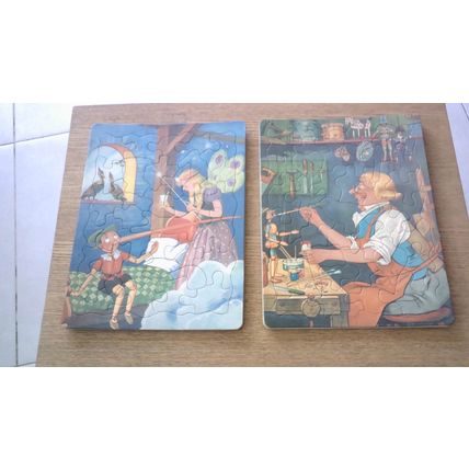 PINOCCHIO Jigsaw Puzzles (6 x 33 Large Pieces) Heritage Toys & Games (2008)