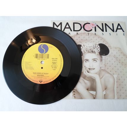 7"MADONNA.1989.DEAR JESSIE,SIRE W2668.TILL DEATH DO US PART.MADE IN GERMANY.N M