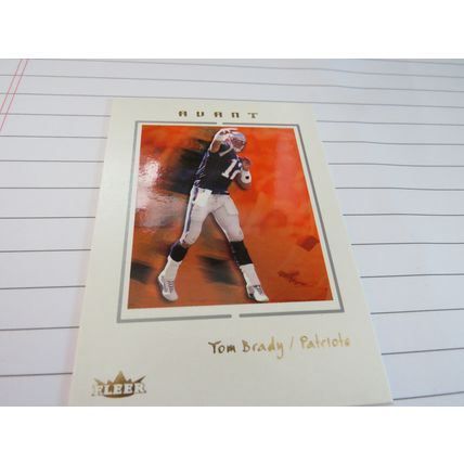 TOM BRADY 2003 Fleer SUPER Bowl MVP Card #50, MINT
