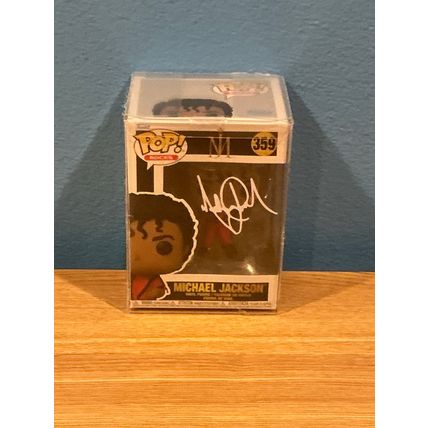 Funko Pop! Michael Jackson #359 Facsimile Laser Autographed (Box & Protector)