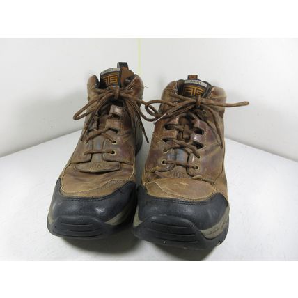 ARIAT ATS Terrain Brown Leather Boots Hiking Work Shoes (34524) Size 12D Mens