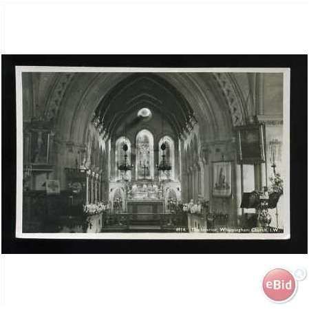 Isle of Wight WHIPPINGHAM Church Postcard (Interior) by Nigh (4914)