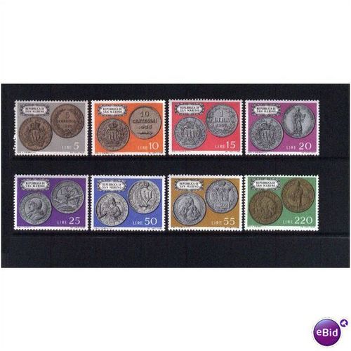 San Marino 1972 SG 790-7 MNH (C-316)