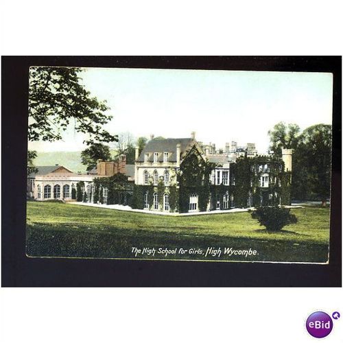 Buckinghamshire HIGH WYCOMBE High School For Girls Postcard by Rush & Warwick