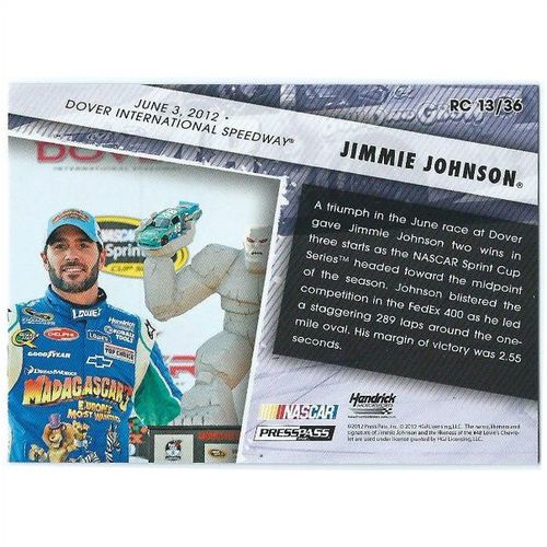 2013 Press Pass Racing Champions - #RC 13/36 - Jimmie Johnson