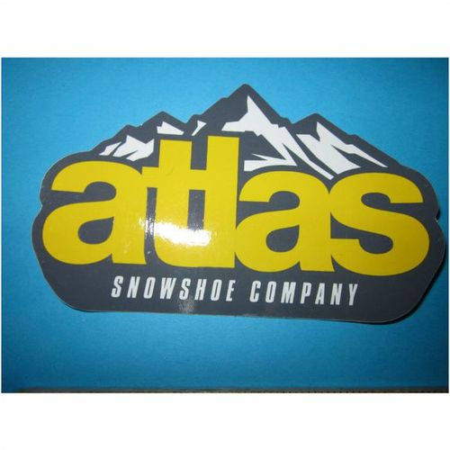 Atlas Snowshoe Company logo sticker