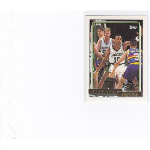 1992-93 Topps Basketball Todd Day-GOLD #284