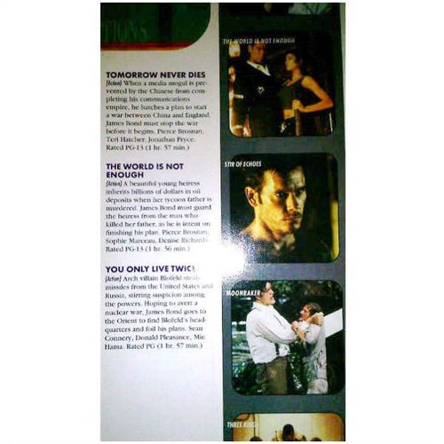 James Bond 007 American Airlines Promo In Flight magazine+note 2000 Heathrow