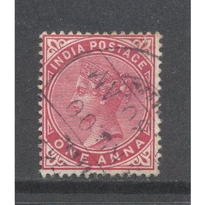 India.SG115 1a Carmine.Fine Used.Mar16