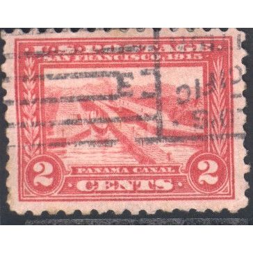 USA 1913 - SG424 - 2c red - Panama Canal - used