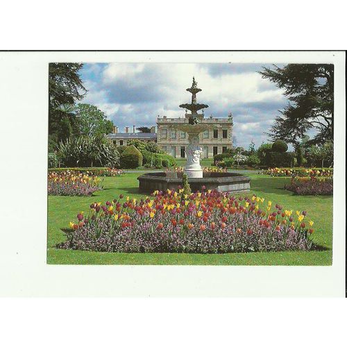 Yorkshire BRODSWORTH HALL Flower Garden Postcard by English Heritage