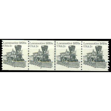 1897A 2c Locomotive Fine MNH Dry Gum PNC 4/4 P0277
