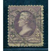 Used 268 3c Andrew Jackson Barely Clears M03475