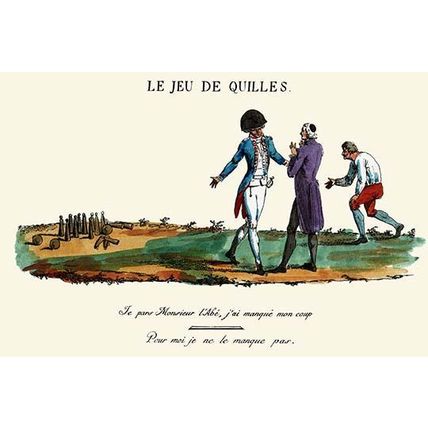 Le jeu de quilles 20 x 30 Poster