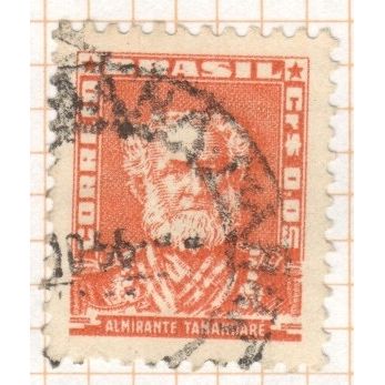 Brazil 1954 - 5r orange - Admiral Tamandare - used 2