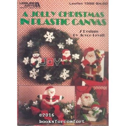 Jolly Christmas in Plastic Canvas Leaflew 1392