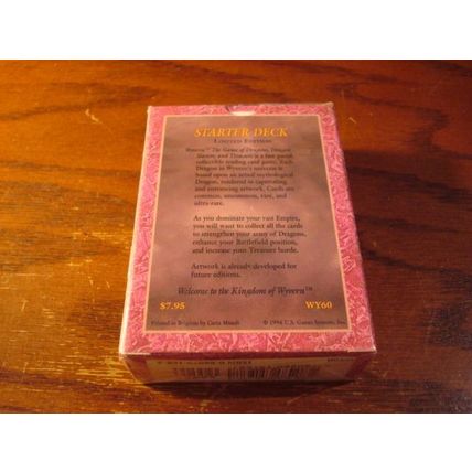 1994, Limited Edition, WYVERN, Sealed Starter Deck, Game of Dragons