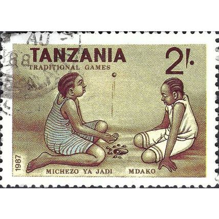 TANZANIA, Children, Mdaku, brown 1988, 2/-