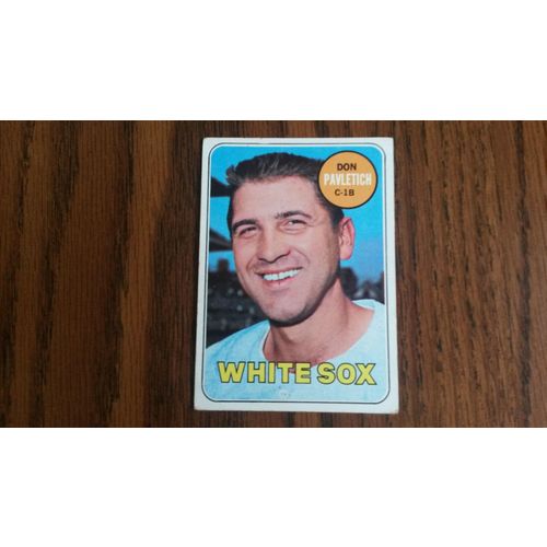 1969 Topps Card # 179 Don Pavletich Very Good-Excellent (4) Chicago White Sox