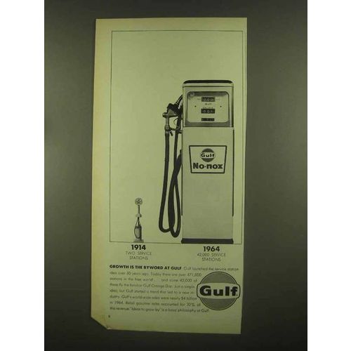 1965 Gulf Oil Ad - Growth is the Byword