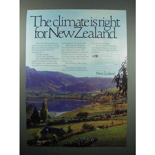 1986 New Zealand Tourism Ad - The Climate Is Right