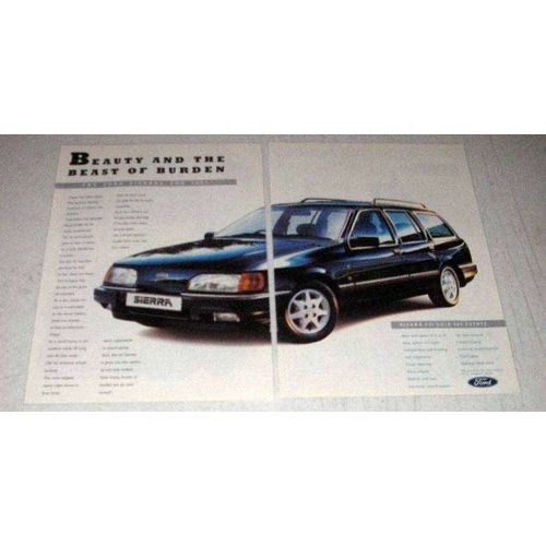 1987 Ford Sierra 2.8i Ghia 4x4 Estate Car Ad