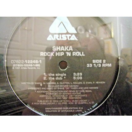Shaka-Rock Hip 'n Roll-LP-1991-M/M *New