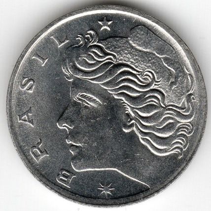 Brazil : 1 Centavo 1975 F.A.O. (4)