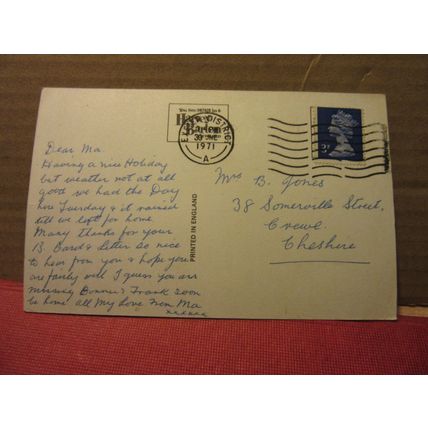 multiview, PLYMOUTH, DEVON used postcard by Harvey Barton 1971 pm =