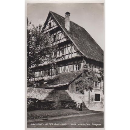 Bregenz Altes Rathaus Vintage Real Photo Postcard