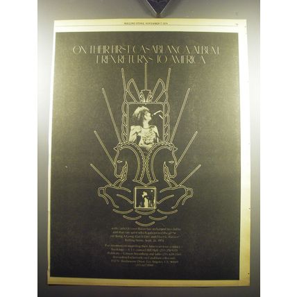 1974 T. Rex Light of Love Album Ad - On their first Casablanca Album T. Rex