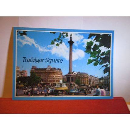 TRAFALGAR SQUARE, London. unused postcard by T & B =
