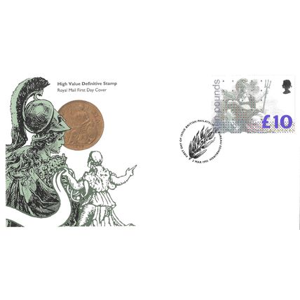 1993 High Value £10 Definitive UnAddressed HRD4