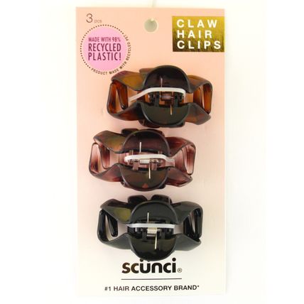 SCUNCI CAW HAIR CLIPS - 3 PCS. (35058)