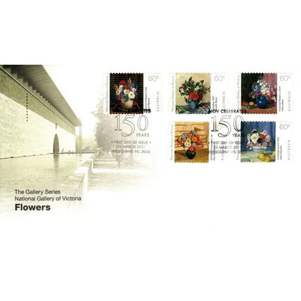 Australia 2011 Flowers self-adhesive First Day Cover