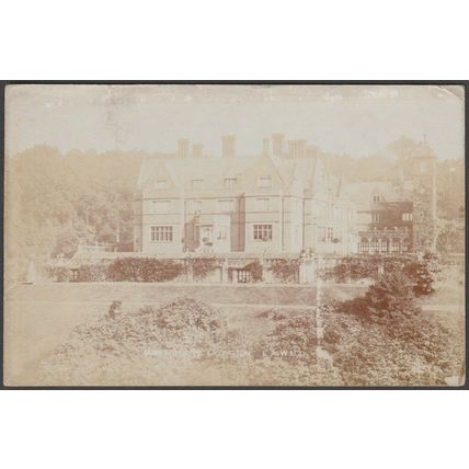 Manor House, Lavington, Wiltshire, 1915 - LAW & Co RP Postcard