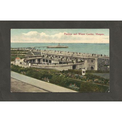Postcard Kent Pavilion and Winter Garden Margate