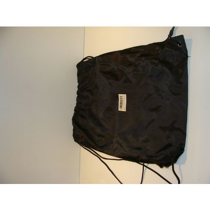 BARK LOVER DRAWSTRING BAG NEW BLACK & YELLOW 13 1/2" X 18 1/4"