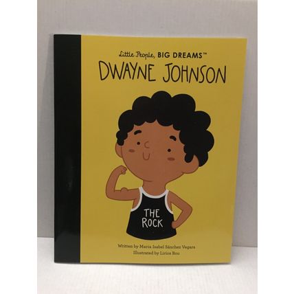 NEW Little People Big Dreams The Rock Dwyane Johnson Paper Back Book