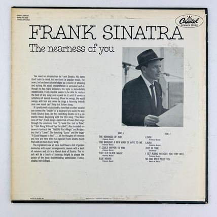 Frank Sinatra – The Nearness Of You Vinyl LP Record Album SPC-3450