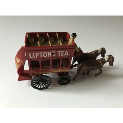 Matchbox Yesteryear MOY 12 LIPTONS HORSE DRAWN TROLLEY BUS Nr MINT