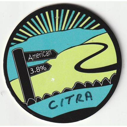 USED KEG CLIP FRONT - YORKSHIRE DALES BREWERY - AMERICAN CITRA