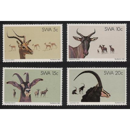 SWA Antelopes 4v 1980 MNH SG#345-348 MI#472-475