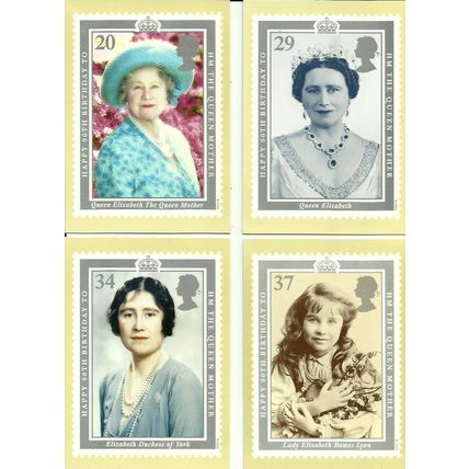 PHQ Card Set THE QUEEN MOTHER Postcards (PHQ 128)