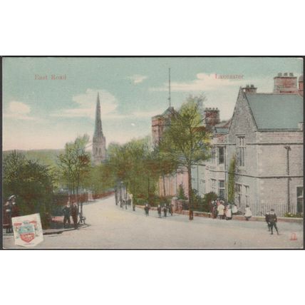 East Road, Lancaster, Lancashire, c.1905 - Milton Glazette Postcard